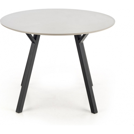 Balrog 100 grey&amp;black round dining table Halmar