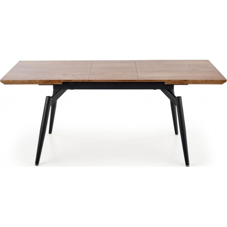 Cambell 140x80 oak&amp;black extending dinning table Halmar