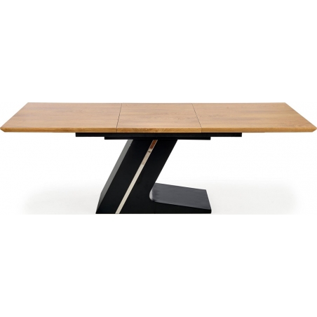 Ferguson 160x90 oak&amp;black industrial dinning table Halmar