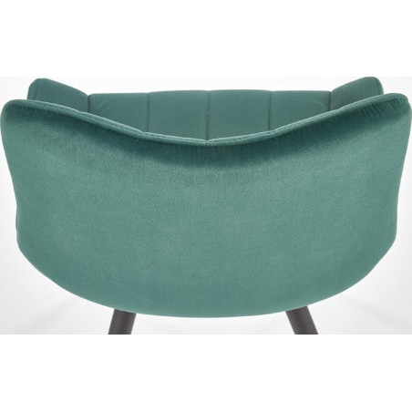 K388 dark green velvet chair Halmar