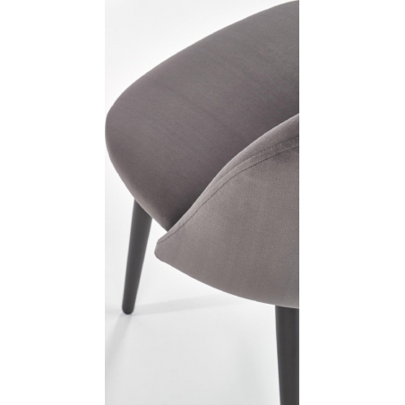 K384 Velvet grey velvet chair Halmar