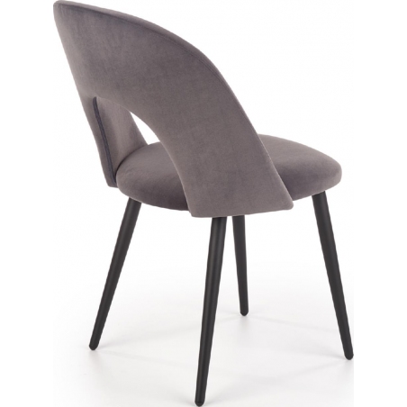 K384 Velvet grey velvet chair Halmar