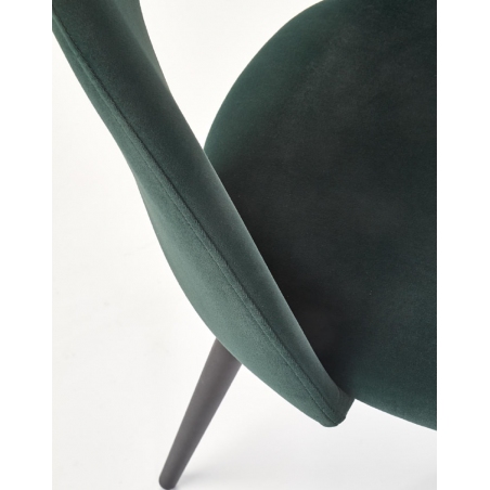 K384 Velvet dark green velvet chair Halmar