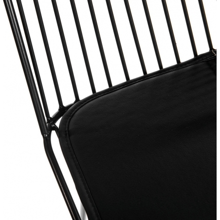 Dill High 75 black wire bar stool Intesi