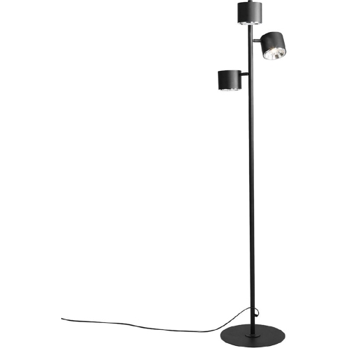 Bot black adjustable floor lamp with 2 lights Aldex