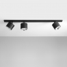 Bot 100 black ceiling spotlight with 3 lights Aldex