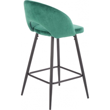 H-96 65 dark green velvet bar chair Halmar