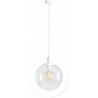 Aura 42 transparent&amp;white glass ball pendant lamp Aldex