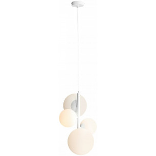 Bloom white glass balls pendant lamp Aldex 2