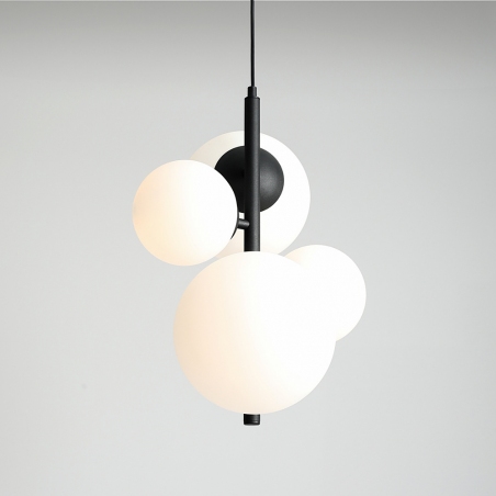 Bloom white&amp;black glass balls pendant lamp Aldex