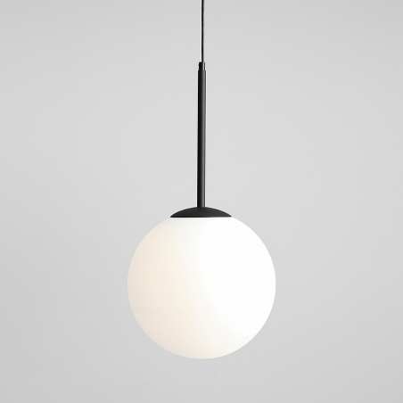 Bosso 30 white&amp;black glass ball pendant lamp Aldex