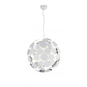 Discalgo 54 white ball pendant lamp Trio