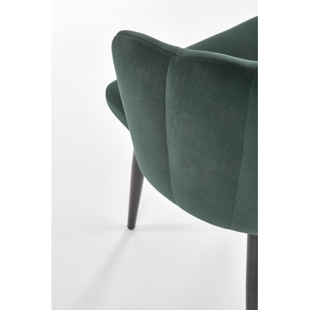 K386 dark green velvet chair Halmar