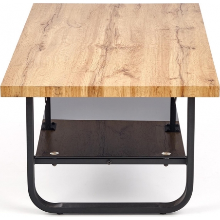 Espinoza 110x65 oak coffee table with shelf Halmar