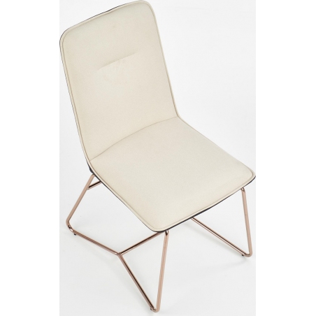 K390 cream upholstered chair Halmar
