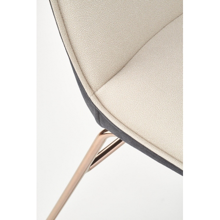 K390 cream upholstered chair Halmar