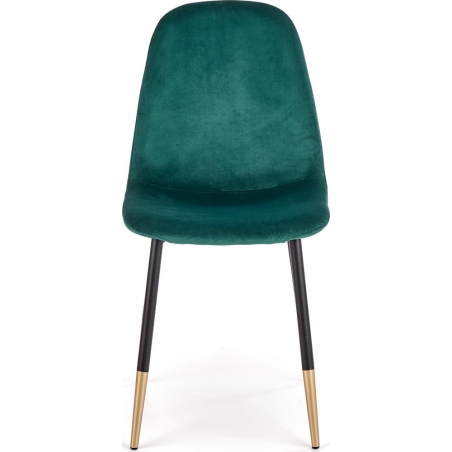 K379 dark green velvet chair Halmar