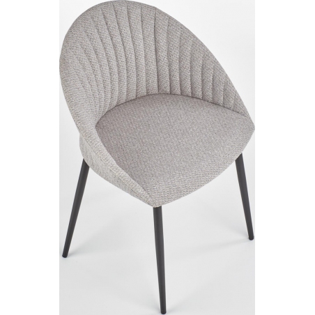 K357 grey upholstered chair Halmar