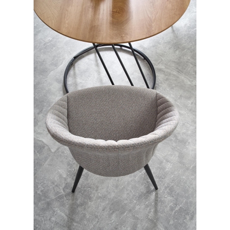 Stylowe Krzesło tapicerowane K357 Szare Halmar do jadalni, salonu i kuchni.