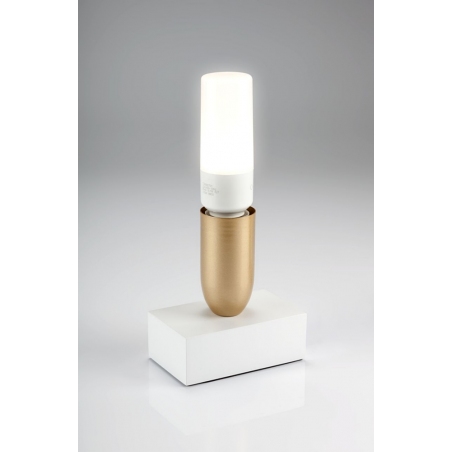 Vig white&amp;brass glamour table lamp Auhilon