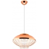 Birdcalla 40 pink&amp;gold copper cage pendant lamp Auhilon