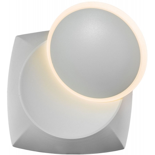 Stylowy Kinkiet regulowany nowoczesny Nikko LED biały Auhilon do sypialni i salonu.