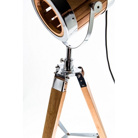Passion walnut&amp;chrome industrial desk lamp Auhilon