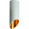 Minimalistyczny Plafon spot tuba Saratoga LED 20 biały Auhilon do kuchni i przedpokoju.
