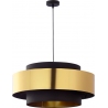 Stylowa Lampa wisząca glamour Calisto 60 czarno-złota Tk Lighting do sypialni, kuchni i salonu.