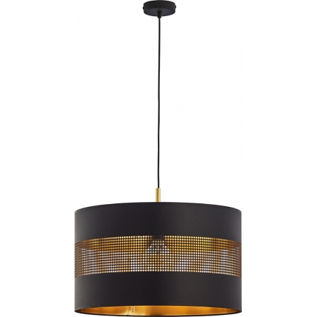 Tago 50 black&amp;gold round mesh pendant lamp Tk Lighting