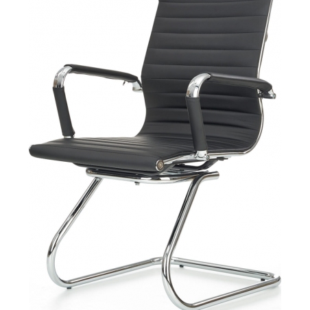 Prestige Skid black eco-leather office chair Halmar