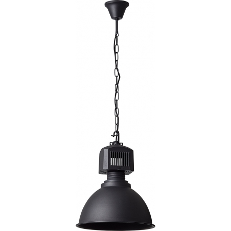 Lampa wisząca industrialna Blake 39 czarna Brilliant do salonu, kuchni i sypialni.