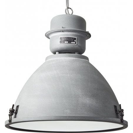 Lampa wisząca industrialna Kiki 48 betonowy szary Brilliant do salonu, kuchni i sypialni.
