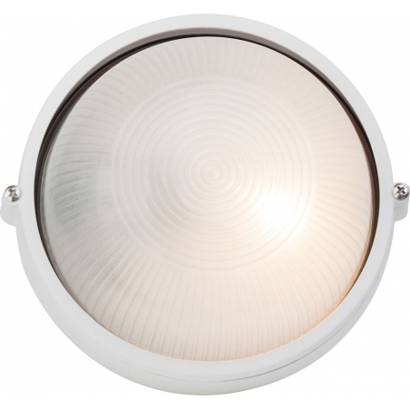 Silvester 18 white round outdoor wall lamp Brilliant