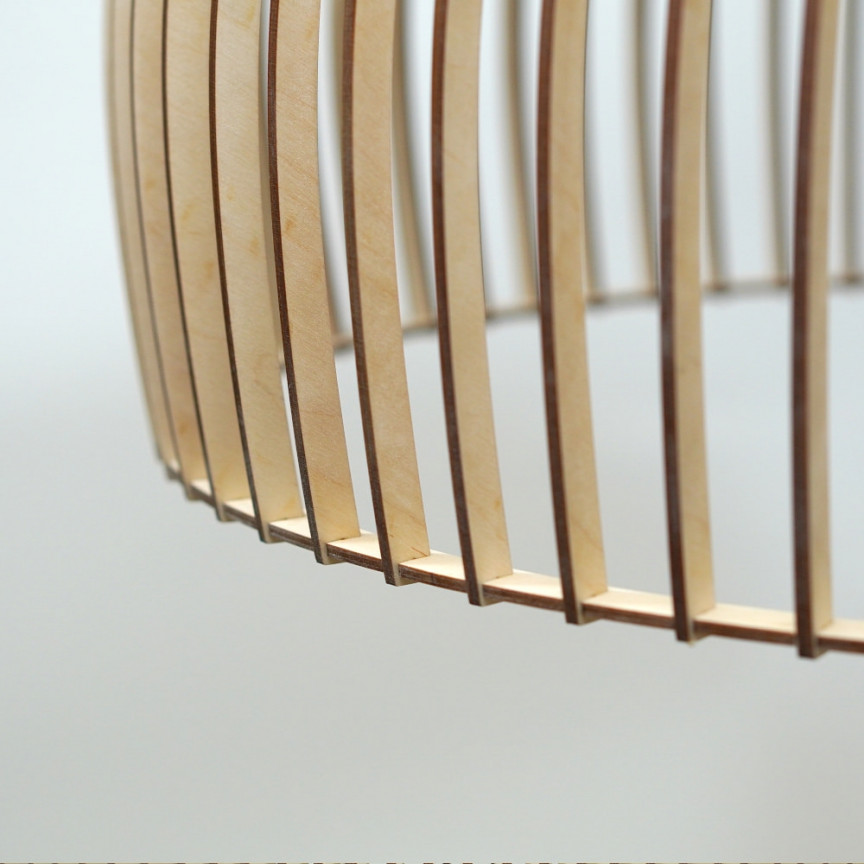 Goblet 55 plywood pendant lamp PLYstudio