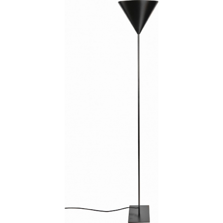 Designerska Lampa podłogowa geometryczna Konko Floor Jet Black LoftLight do salonu i sypialni.