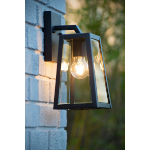 MATSLOT II black garden wall light Lucide