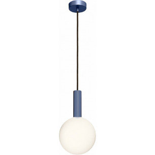 Stylowa Lampa wisząca "żarówka" Matuba Blue Indigo LoftLight do sypialni, kuchni i salonu.