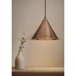 Lampa wisząca geometryczna Konko Brass 45cm mosiężna LoftLight