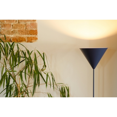 Designerska Lampa podłogowa geometryczna Konko Floor Blue indigo LoftLight do salonu i sypialni.