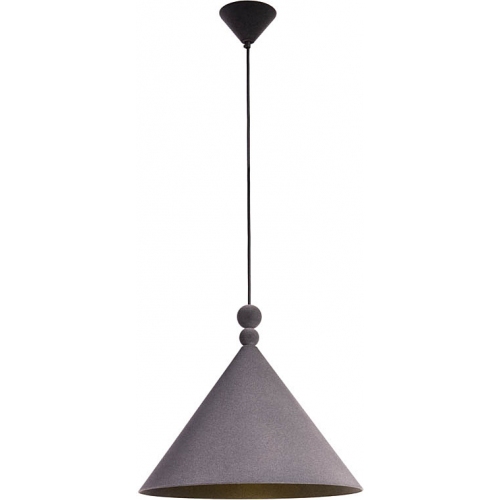 Stylowa Lampa wisząca geometryczna Konko Velvet 30 antracytowa LoftLight do sypialni, kuchni i salonu.