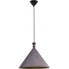 Stylowa Lampa wisząca geometryczna Konko Velvet 30 antracytowa LoftLight do sypialni, kuchni i salonu.