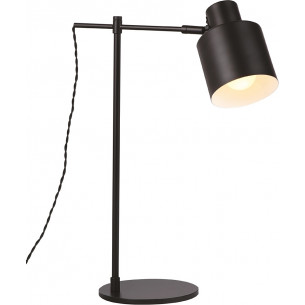 Black black industrial desk lamp MaxLight