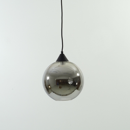 Love Bomb 25 grey glass ball pendant lamp Step Into Design