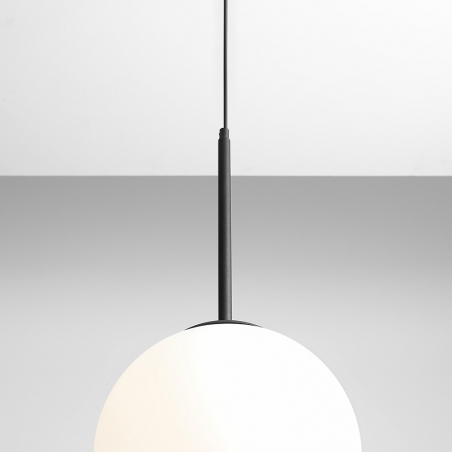 Bosso 50 white&amp;black glass ball pendant lamp Aldex