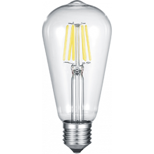 Edison E27 LED 6W transparent bulb Trio