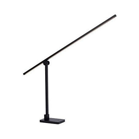Agena LED black minimal desk lamp Lucide