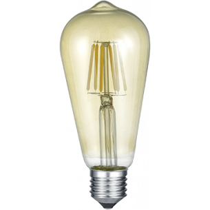 Edison E27 LED 6W transparent bulb Trio