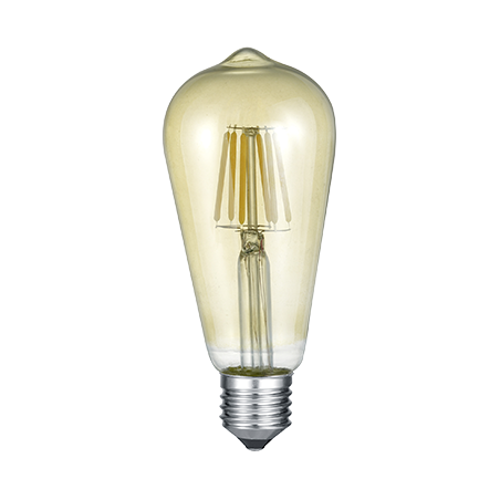 Edison E27 LED 6W transparent bulb Trio