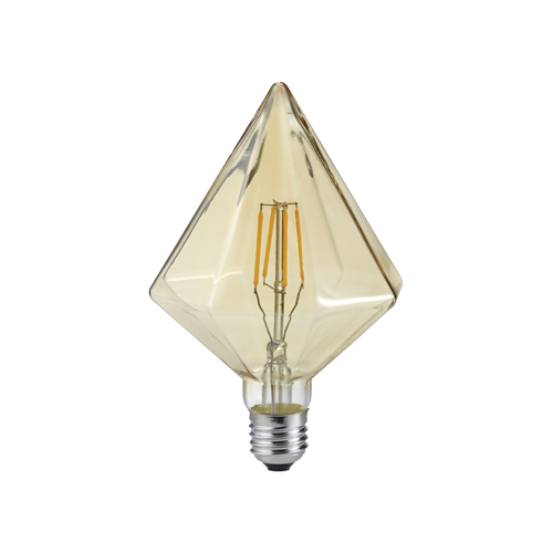 Crystal E27 LED 4W transparent decorative bulb Trio